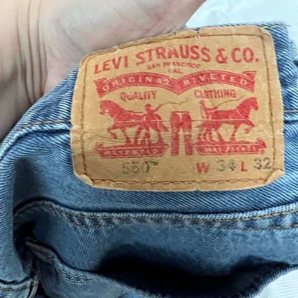 Levi’s 550 Relax Fit Jeans Size 34X32 - Picture 3 of 10